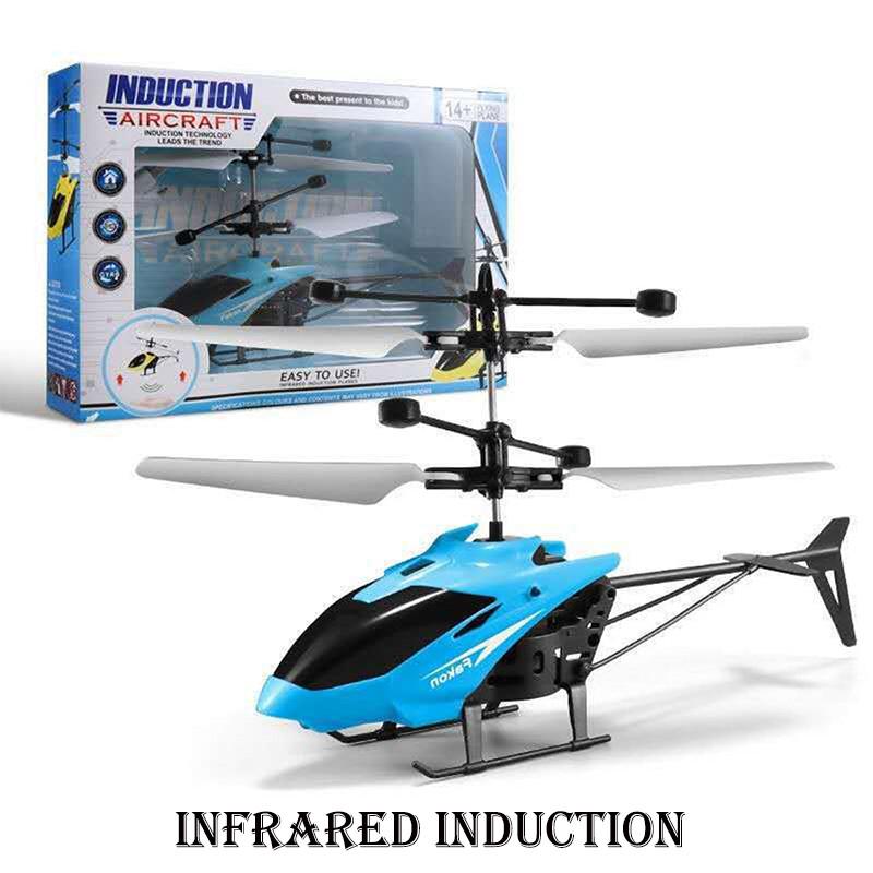 Usb Rechargeable Remote Control Infrared Induction Helicopter Hovering Aircraft Kid Xmas Gift