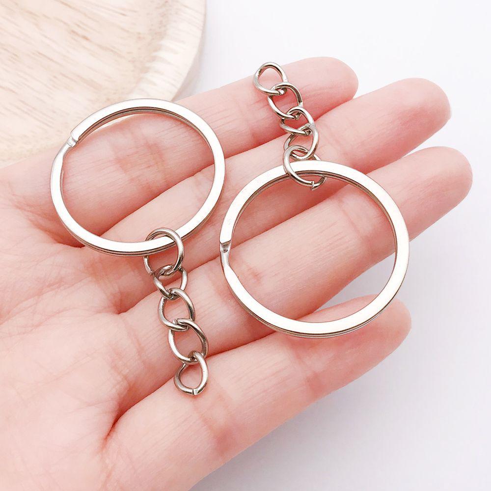 White K Alloy Multi-Style Charm Keychain & Jewelry Accessories