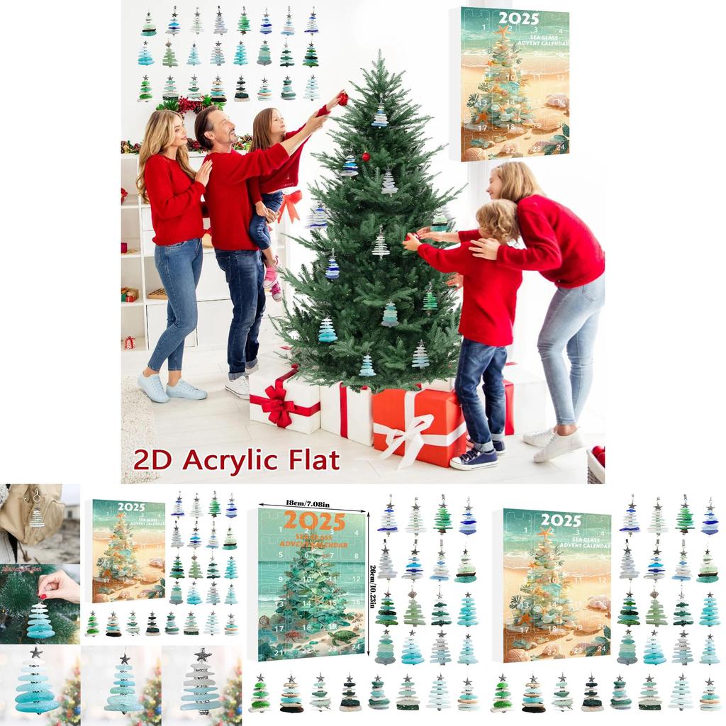 Weihnachtsbaum Hängedekor Kollektion mit Acrylteilen für saisonale Geschenkvergabe