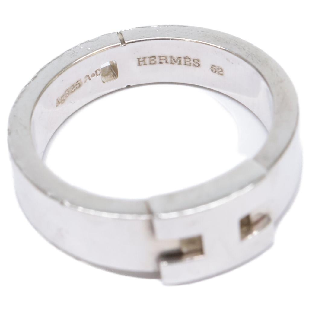 HERMES Ag925 Hercules Ring ring 52 SilverUsed