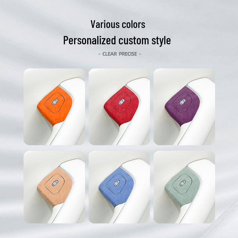 Zhijie R7 Alcantara Car Door Button Ultra-Thin Interior Protective Sticker