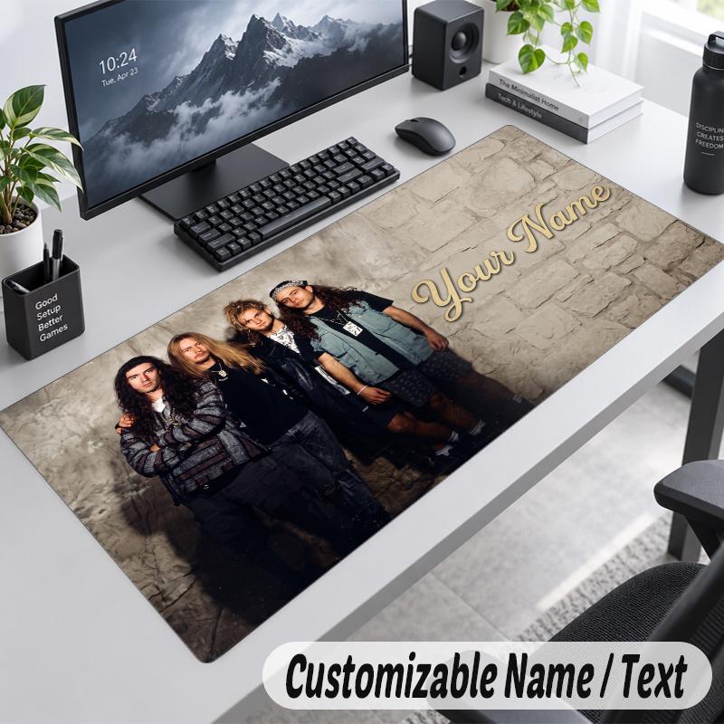 Alice in Chains Personalized Large Mouse Pad Custom Name Text Extended Desk Mat Gaming Mousepad
