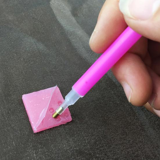 20Pcs Paste DIY Sticker Dotting Diamonds Point Pen Drilling Mud Nail Art