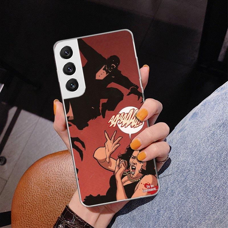 Gothic Vampire Scarlet Art Phone Case For Samsung Galaxy S24 S25 Edge S26 Ultra S23 S22 S21 Plus S20 FE + Personalized Print Cov