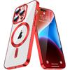 iPhone 16 Pro Max Magnetic Compatible Phone Case Magsafe Clear [Never Yellow] Camera lens protective film ultra-thin shockproof TPU Protective case
