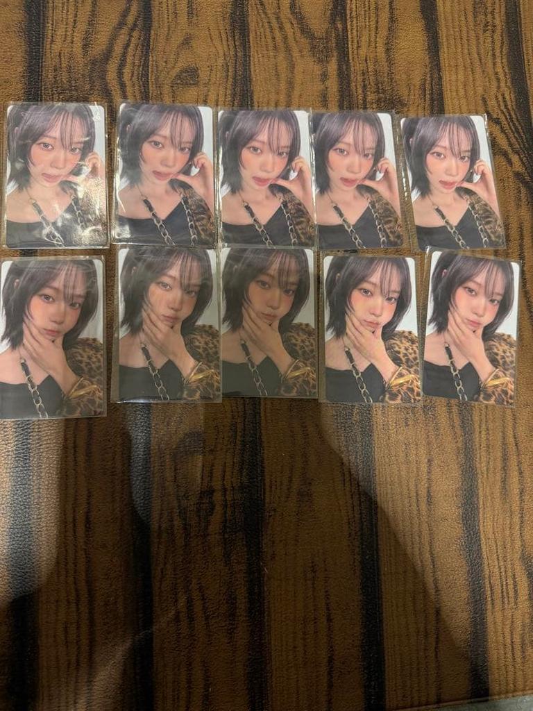 [USED] Aespa 6000 Yen Purchase Bonus Trading Card 10 WINTER