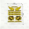 For Honda 18 colors Reflective motorcycle stickers, 3M safety warning at night in the dark scooter helmets UO2