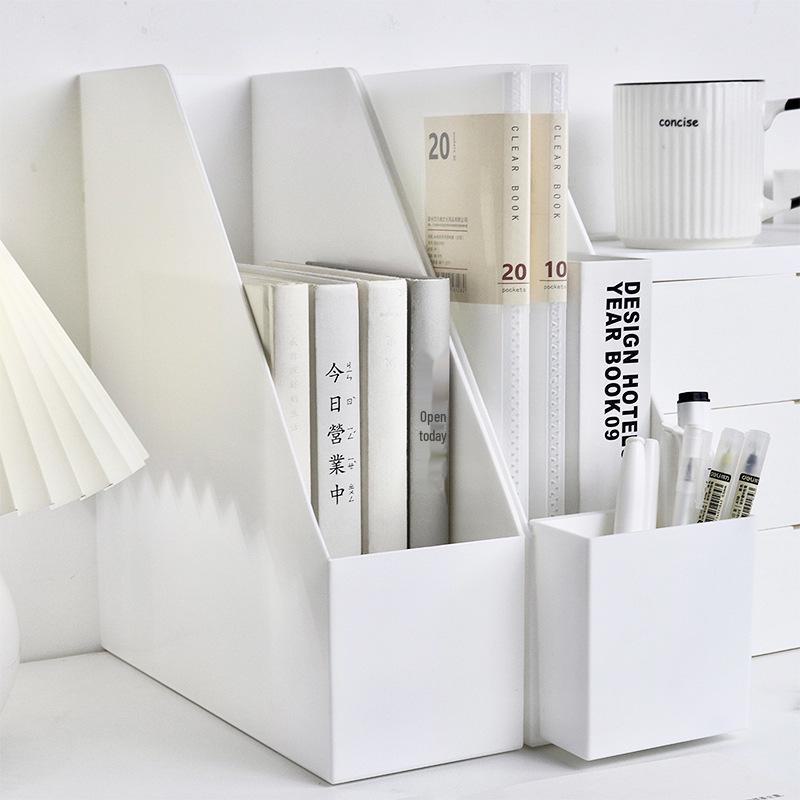 Japanisches Schreibtisch-Aufbewahrungsregal im MUJI-Stil: Bücherregal & Aktenbox für Studenten