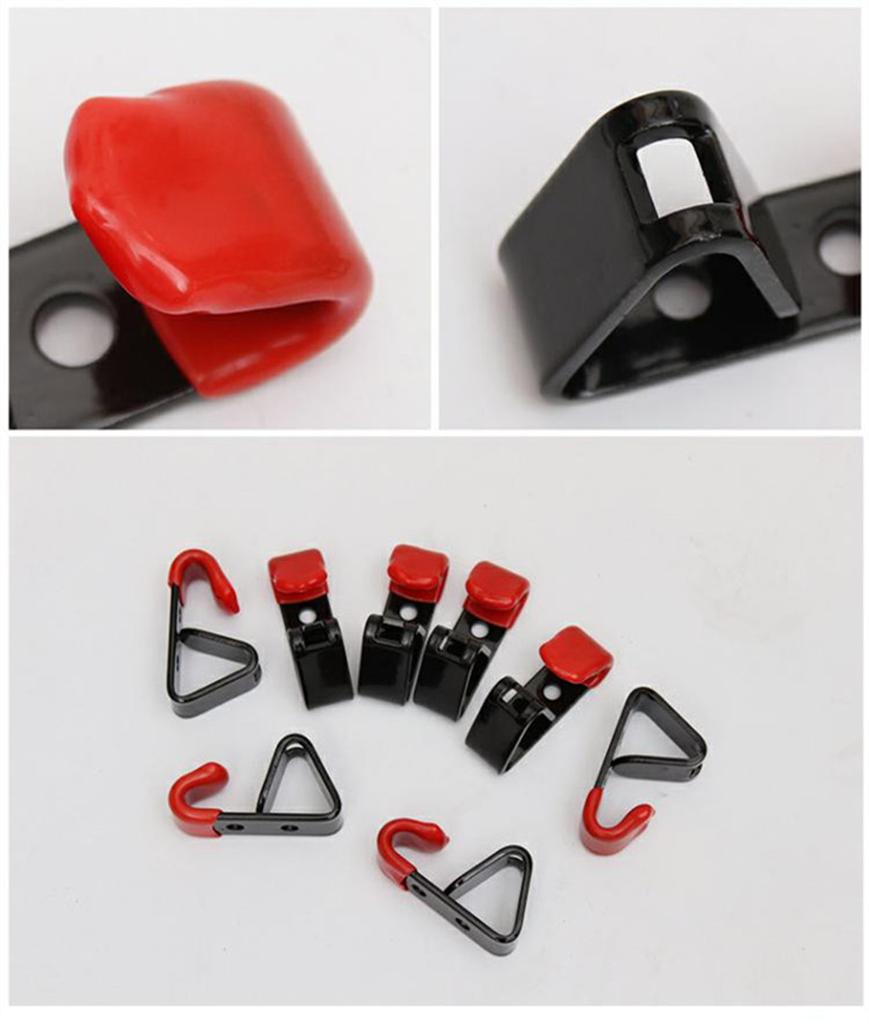 6x Car Tire Wheel Rim Hub Shop Display Stand Rack Wall Mounted Metal Hook Holder