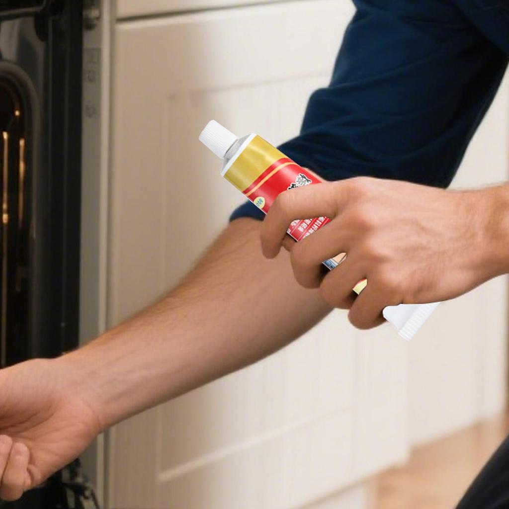 Oven Panel Glue 100ml High Temperature Resistant Oven Panel Sealant Leak-Proof Fast Drying Sealant For Oven Cooktop Microwave