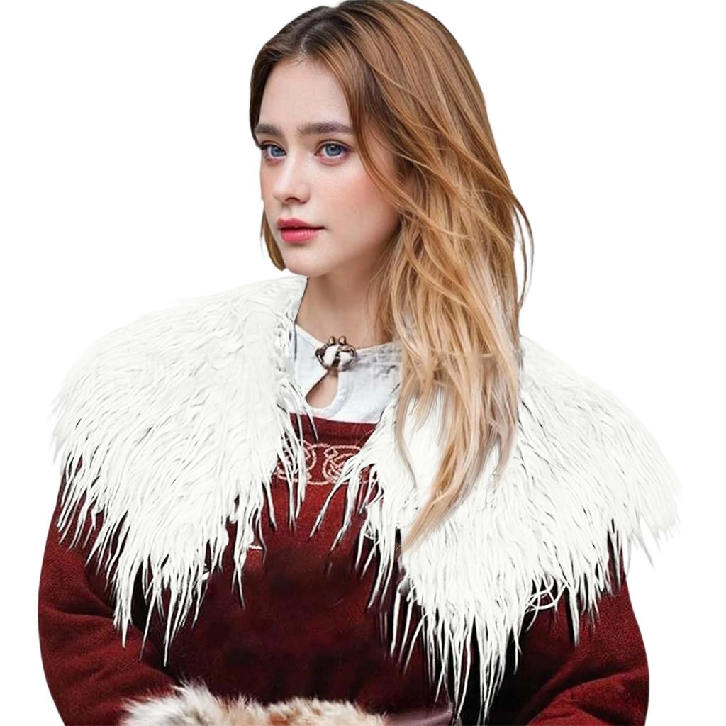 Unisex Faux Grass Cosplay Cloak Shawl Cape