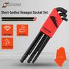 BONDHUS Imperial Short Arm Hex Key Set