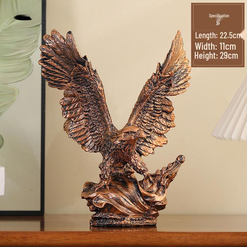Eagle Figurine - Elegant Office & Home Decor, Perfect for Housewarming