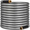 Stainless Steel Garden Hose Flexible Hose High Pressure Watering Pipe For Car Wash Irrigation Accessories Gardens Supplies