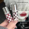 Plum Velvet Matte Lip Glaze | Autumn/Winter Soft Mist Lipstick In Luxe Black Tube
