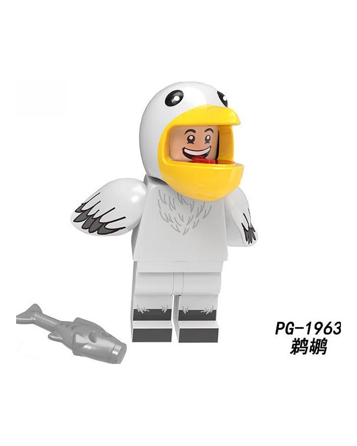 Cartoon Nette Tiere Pumpen Serie Kaninchen Kuh Lebkuchenmann Katze Hund Dargon känguru hirsch Bausteine ​​Spielzeug