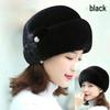 Stylish Women's Autumn & Winter Faux Mink Fur Hat for Middle-Aged & Elderly