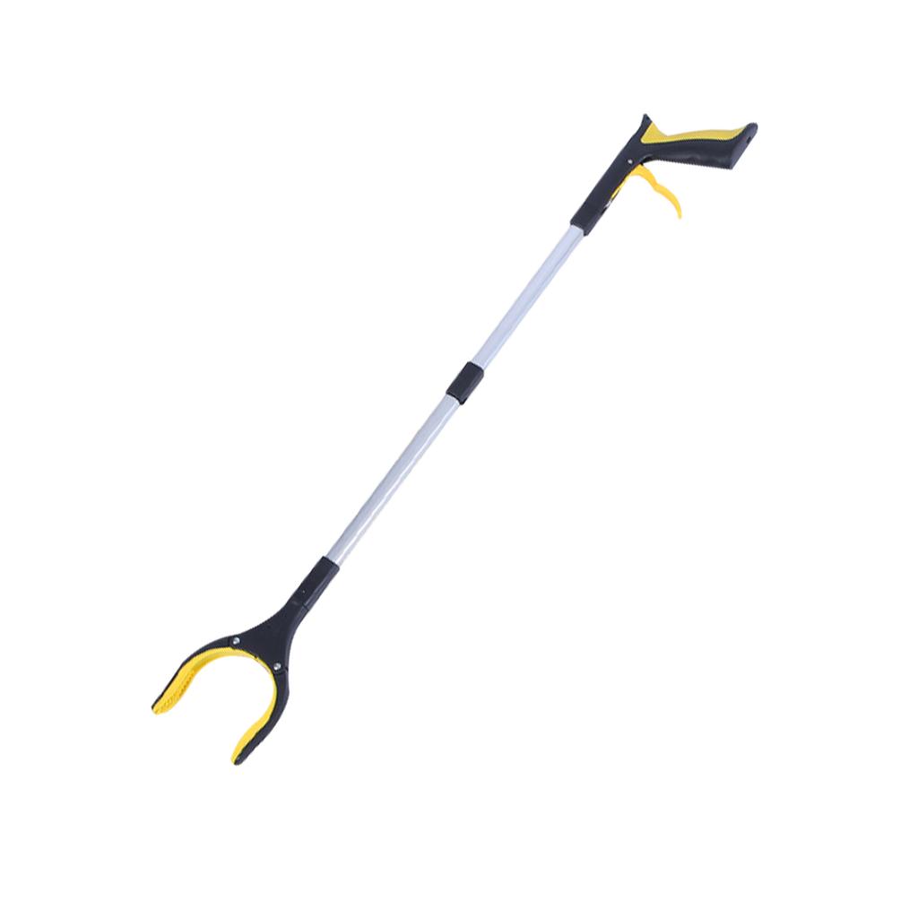 Foldable Pet Dog Outdoor Poop Clip Garbage Grabber Gripper Extender 32 Inch With Non-slip Jaws Lightweight Elderly Grabbing Tool