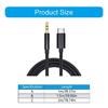 Noise Cancelling Type C To 3.5mm Audios Cable for Clear Music and Call Multifunctional Audios Cable for Various Devices