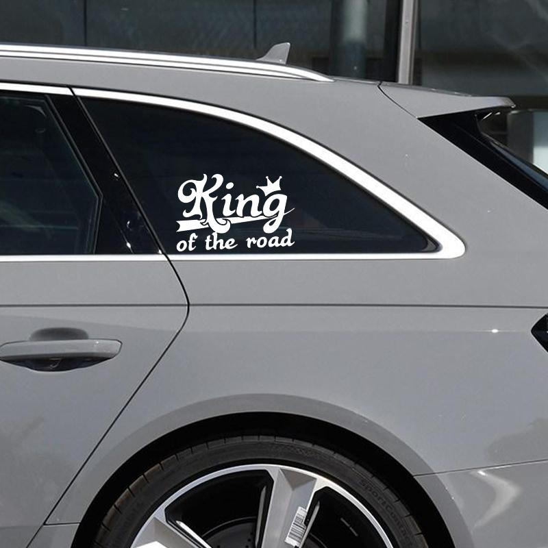G166 20X15CM king of the road funny car sticker vinyl decal waterproof car auto stickers on car truck bumper rear window