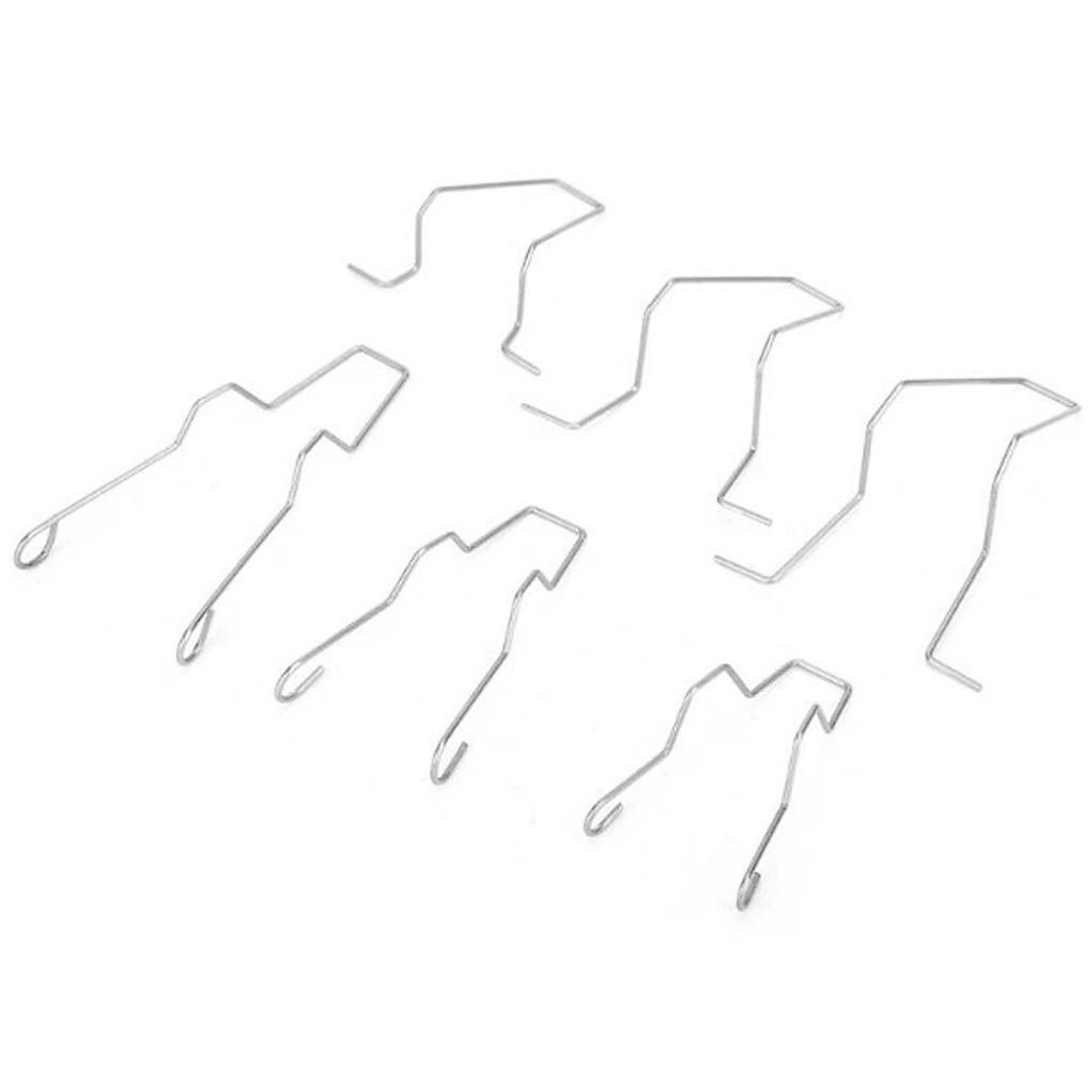Lamp Retaining Spring Clamps, 9 Pack Stainless Steel Hdlight Retaining Clamps for H1, H3, H4, H7, with Rust Resistant Car Hdlight Clamps for Secure Ho