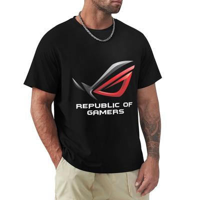 ROG T-Shirt Tägliches Tragen Einfaches Kurzarmhemd
