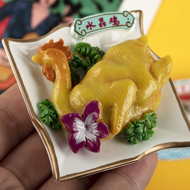 Guangdong Guangzhou Simulation Food Model Stereo Refrigerator with Roasted Sucking Pig or Roasted Baby Pig Steamed Rice Noodles