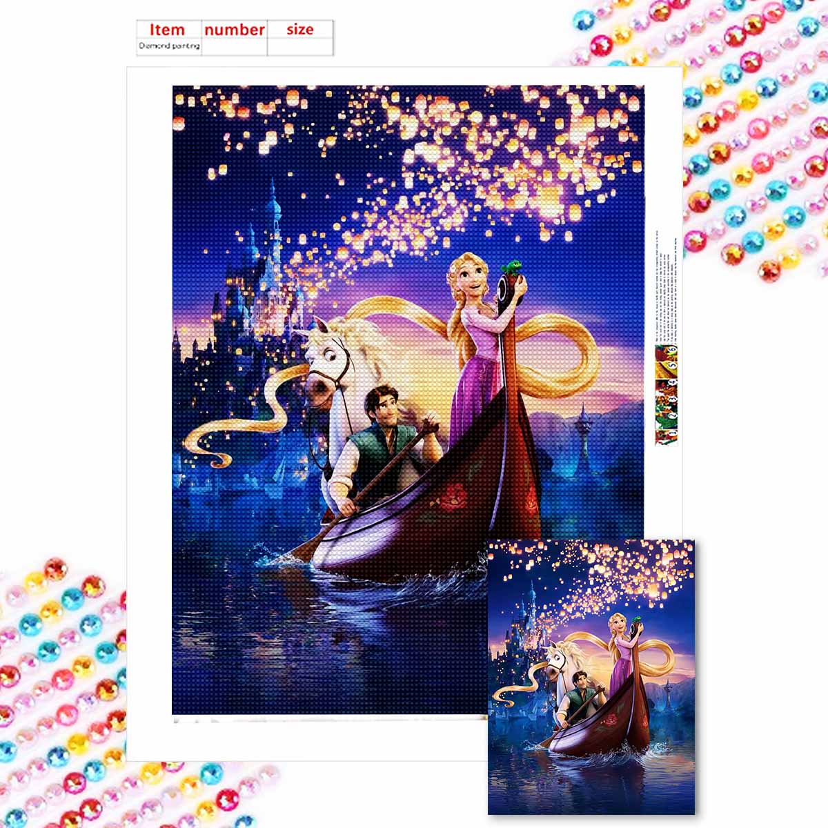 

Алмазная живопись своими руками Круиз на корабле Набор для вышивания крестом Мозаичное искусство Алмазная живопись Полный круглый алмаз Украшение для дома Round 20x30cm