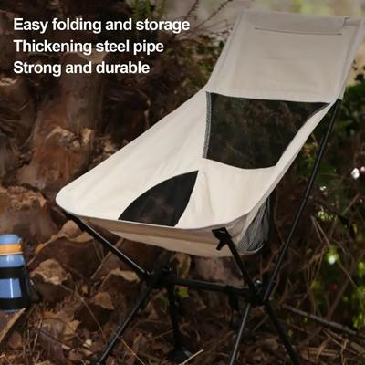Silla de camping plegable portátil con reposacabezas Sillas de turismo ligeras Silla de pesca de aleación de aluminio Muebles de exterior