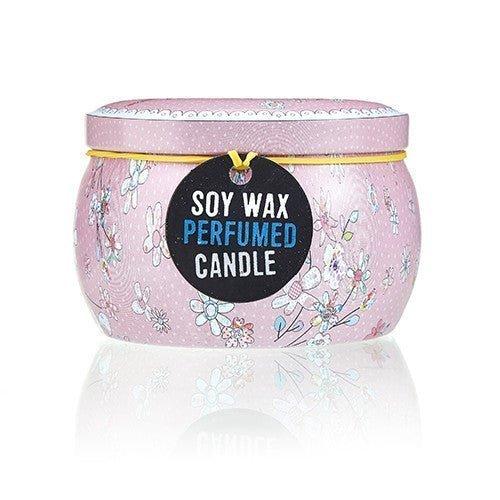 Parma Violet Scented Soy Tin Candle