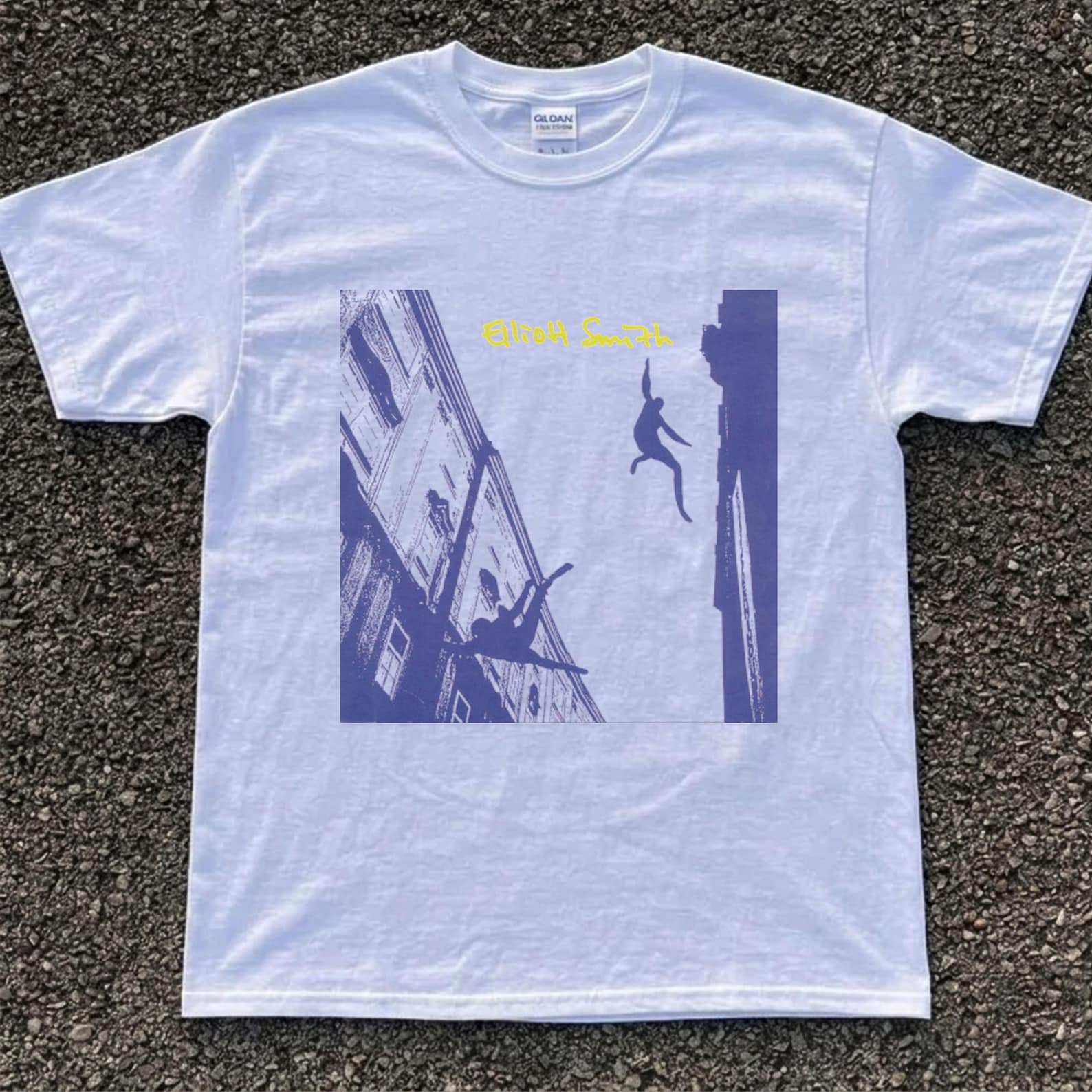 Elliot Smith shirt, 90s Band T-Shirt, Graphics tees, Unisex Retro ConcerT-Shirt 4XL