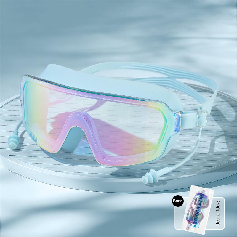 Adult Swimming Glasses, Gradient Color Lenses, Anti-Fog, Large Frame Design, Swimming Glasses For Adults, Teens, Men And Women