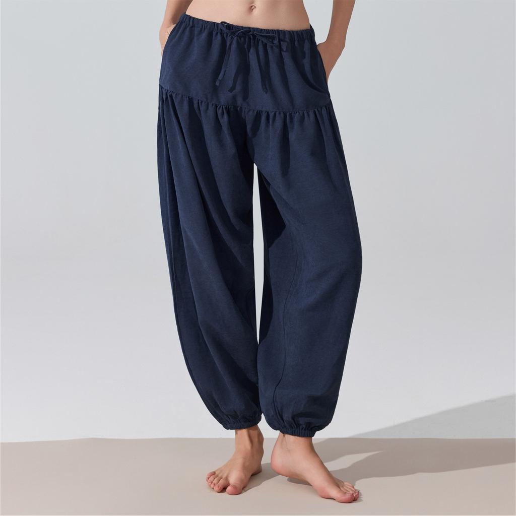 Women's Harem Pants: Casual, Elastic Waistband, Drawstring, Stretch Cuffs, Durable, Sports, Fitness, and Yoga Pants