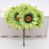 36pcs Handmade Gerbera Fashion Home Garden Bride Diy Wreath Material Wedding Banquet Decoration Artificial Flower Scissors Crown