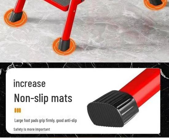 Multi-Functional Four-Step Indoor Folding Ladder Stool