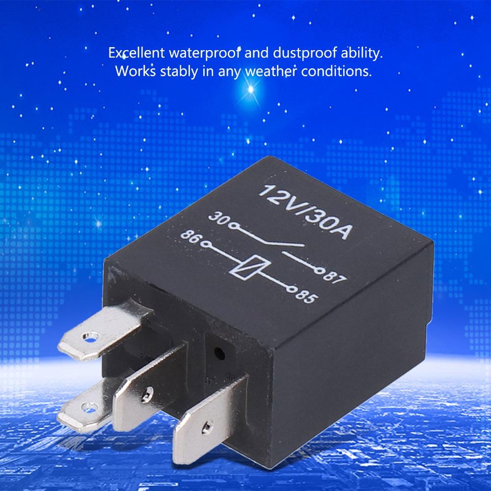 10 Pcs 4 Pin/5Pin Automobile Relay 36.6*23*15.5mm Car Relay Violet Relay  Air Conditioner System