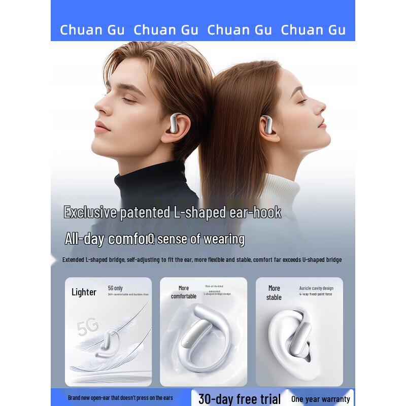 ChuanGu M127 HIFI Wireless Sport Earbuds with Ear-Hook Design