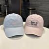 Rent In Letter-printed Pure Cotton Soft-top Baseball Cap, Women's Spring Collection, Suitable for Young Couples