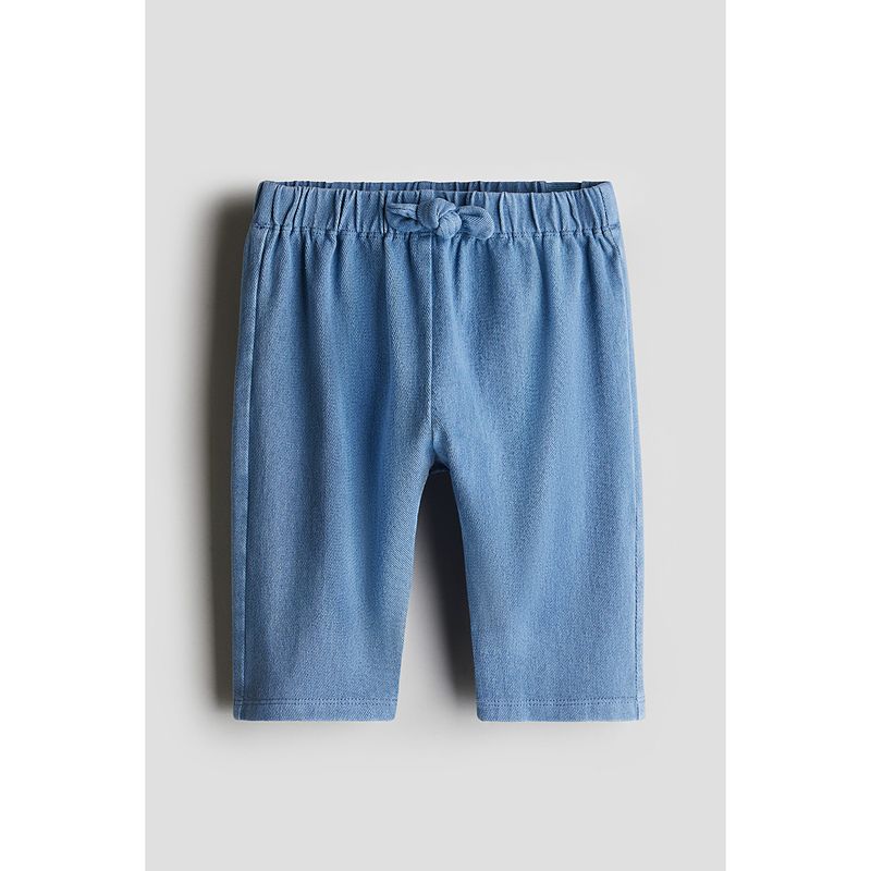 

Детская одежда HM Мальчик Малыш Девочка Малыш Деним 2025 Лето Новое поступление Эластичная талия Милые брюки прямого кроя 1269051