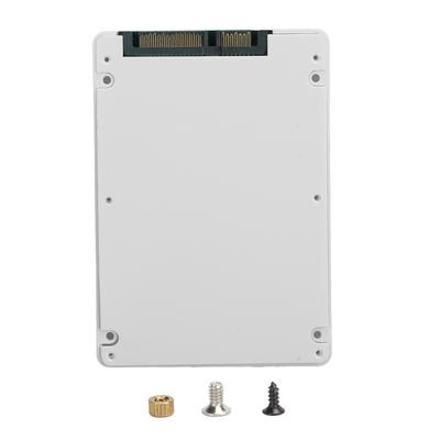 MSATA zu SATA3.0 Adapterbox 2,5 Zoll SSD Solid State Drive 7 mm ComputerzubehörteileWeiß  (Nicht