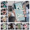 For TCL 20S Cases 20L 20se 20L+ 3D Relief Floral Silicone Emboss Covers For TCL 20S Back Cases Protective Coques Fundas TCL 20SE
