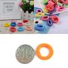 100Pcs Children Hair Rope Children Girls Scrunchie Ponytail Holder Band Multicolor Hair Tie Elastic