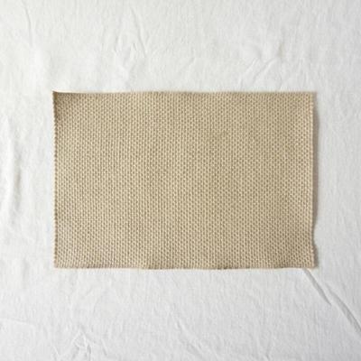 Ruffle Linen Overstitch Table Mat S (Natural Stitch)