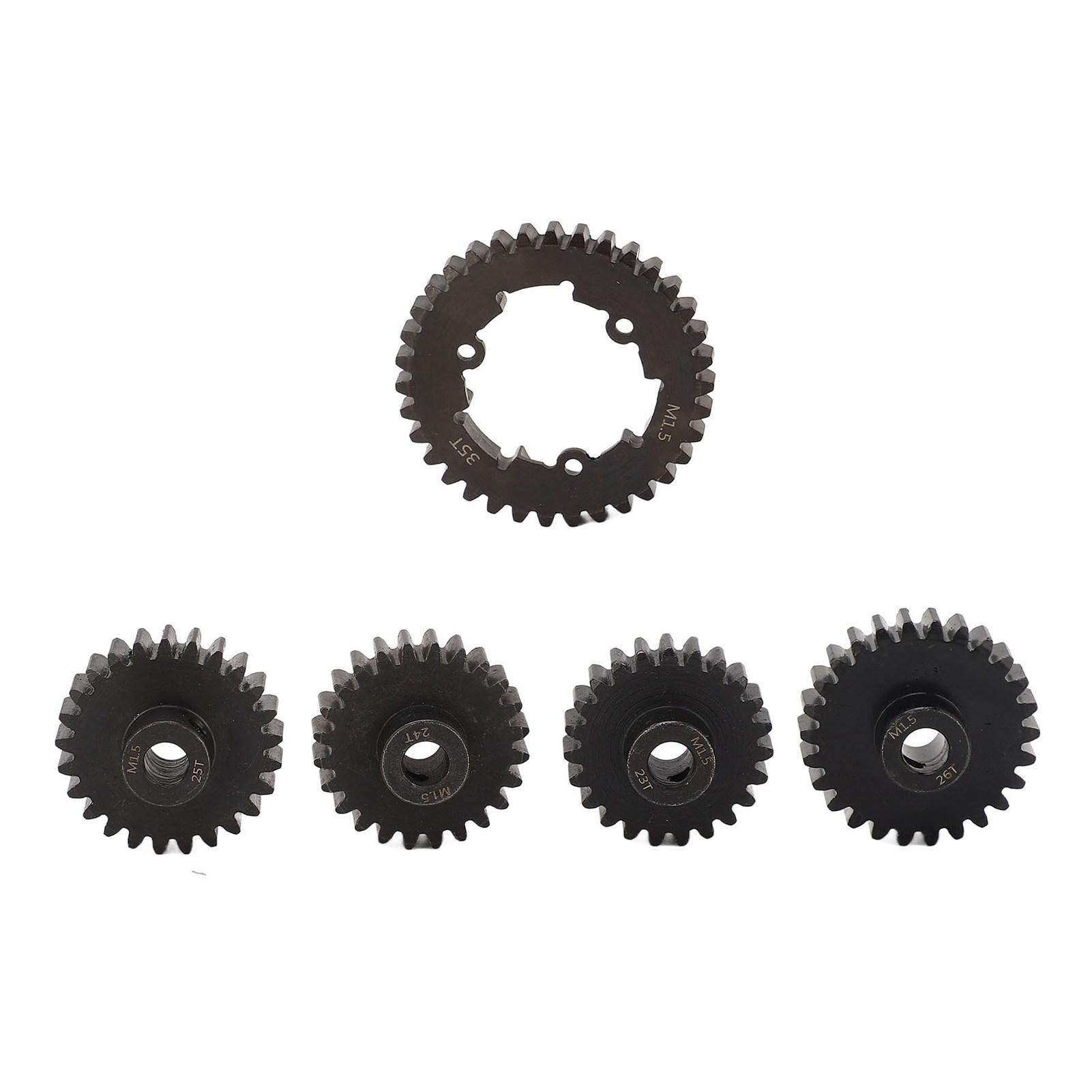 

Remote Control Car Gear M1.5 35T 23T 24T 25T 26T RC Motor Pinion Gears Parts Set Replacement For TRAXXAS 1/5 XMaxx 6S