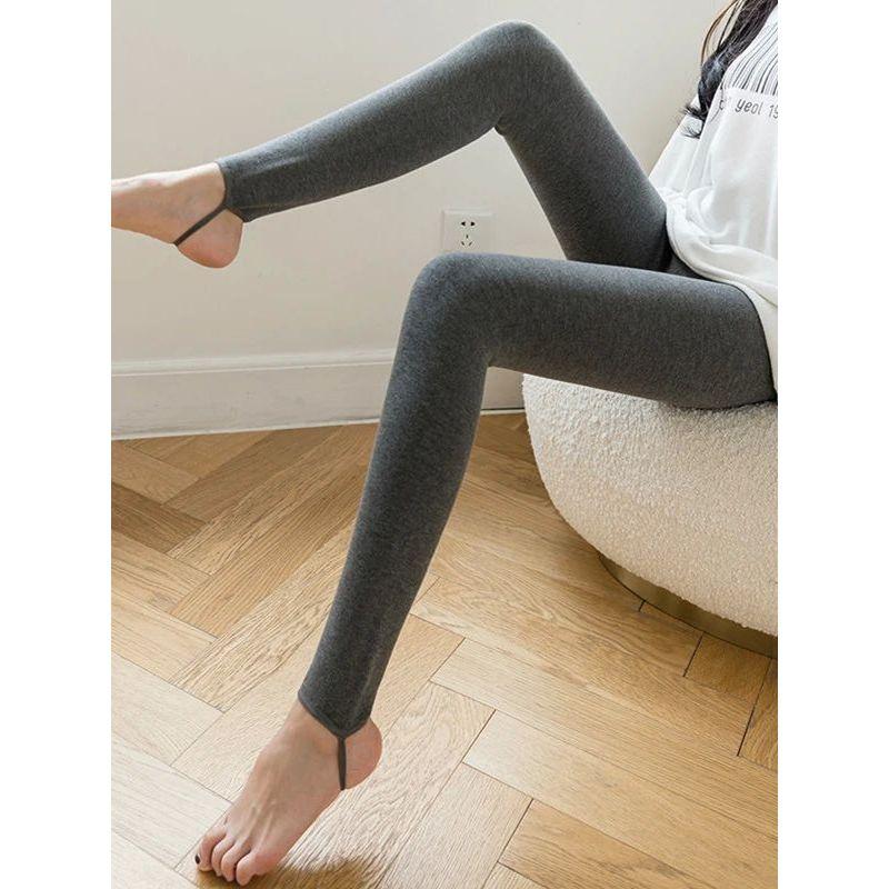 Warm Leggings One-Piece Woman Yoga High Waist Warm Slim Fit Leggings One-Piece Trousers Female