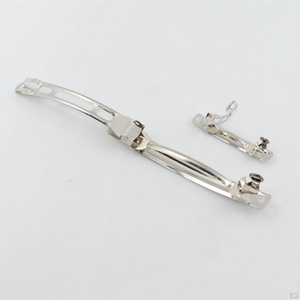 10/SET French Barrette Clips Hair Bows Craft Diy