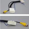 Car Rear Camera for Toyota Land Cruiser Prado 2010~2018 riginal Video Input Switch RCA Adapter Connector Convertor Wire Cable