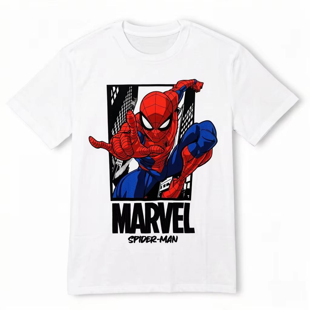 Hot Sale Superhero Spider Man New Relaxing Red Symbiote Spider Graphic Print T-Shirt Men Women Summer New Tee Casual Oversized Streetwear Fashion Top