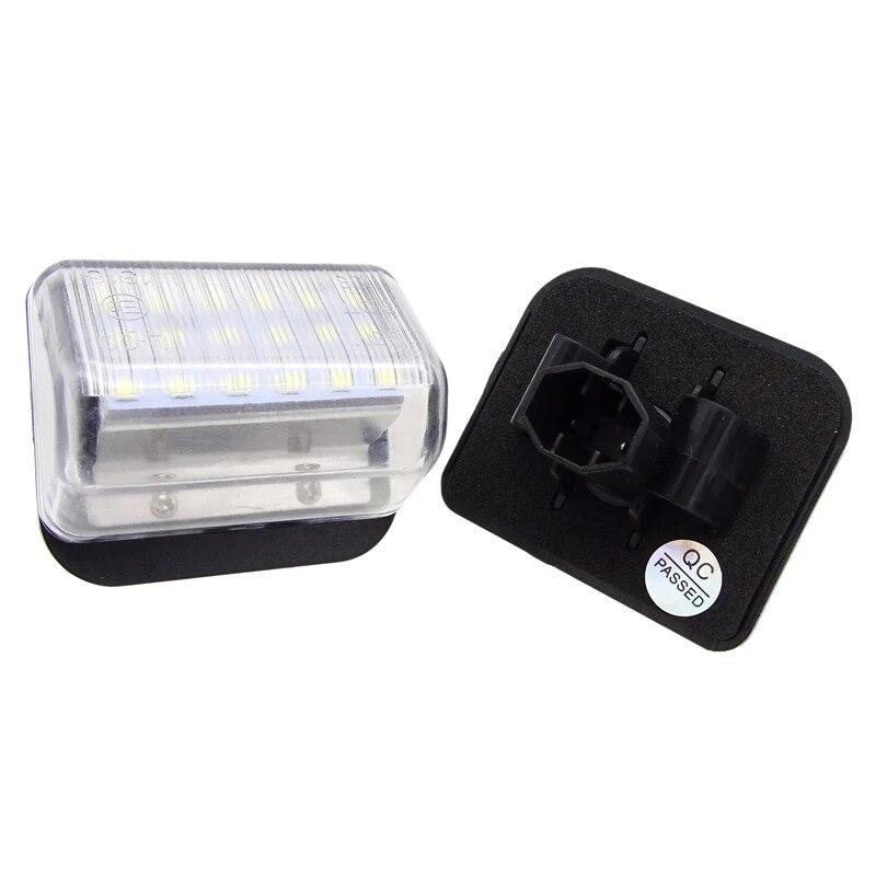 2pcs Car White LED License Plate Light for Mazda CX-5 CX-7 Mazda Speed 6 Mazda 6 Sedan GY GJ GH GG Auto Lamp Replacement Parts
