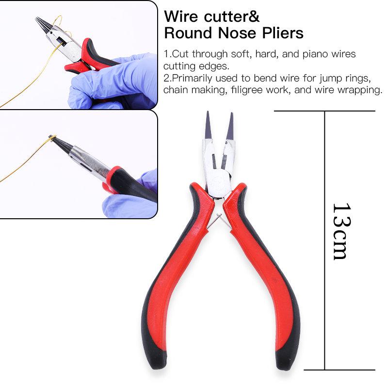 1Piece Jewelry Pliers Tools & Equipment Jewelry Making Handmade Tool Craft DIY Accessories Carbon Steel Nose Pliers Fixing